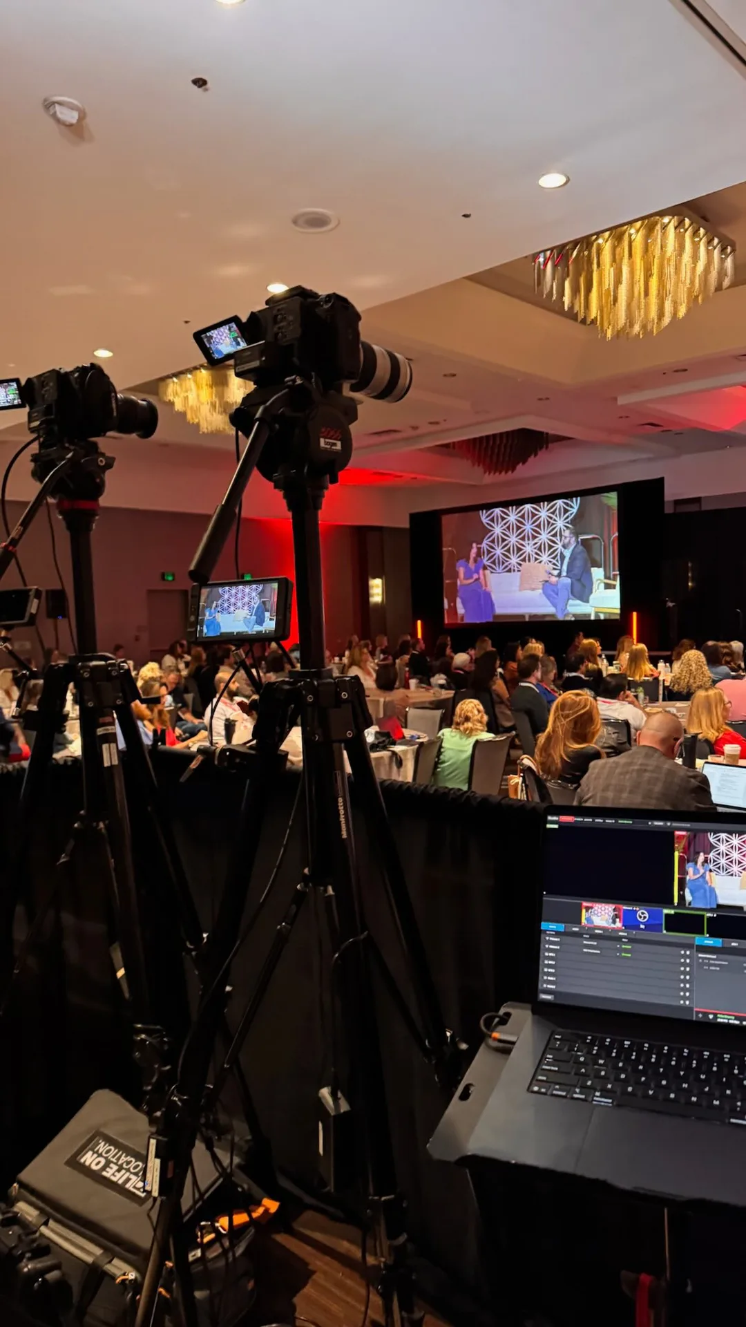 Another look at the behind the scenes of PFL LIVE ❤️