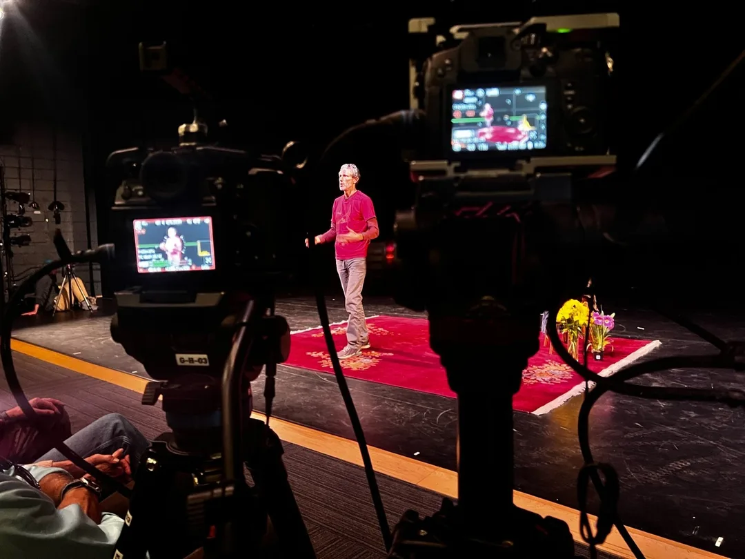 Some BTS shots of DairyArts with CharlesEisenstein